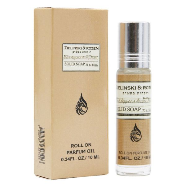 Perfume oil Z & R Black Pepper & Amber, Neroli Unisex roll on parfum oil 10 ml
